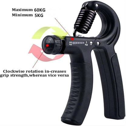 Hand Grip Adjustable Trainer Gripper Strengthener Gym Strength Exerciser Adjustable Heavy Gripper Fitness Hand Exerciser Grip Wrist Training Increase Strength Spring Finger Pinch Carpal Expander